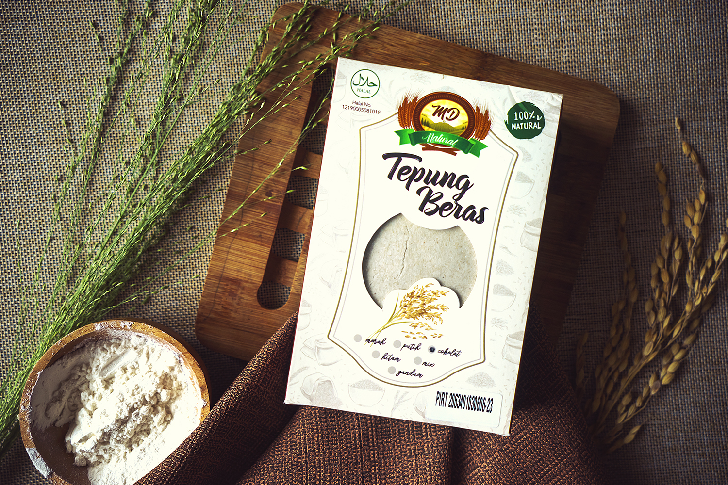 MD Tepung Beras Coklat Organik 500 Gram