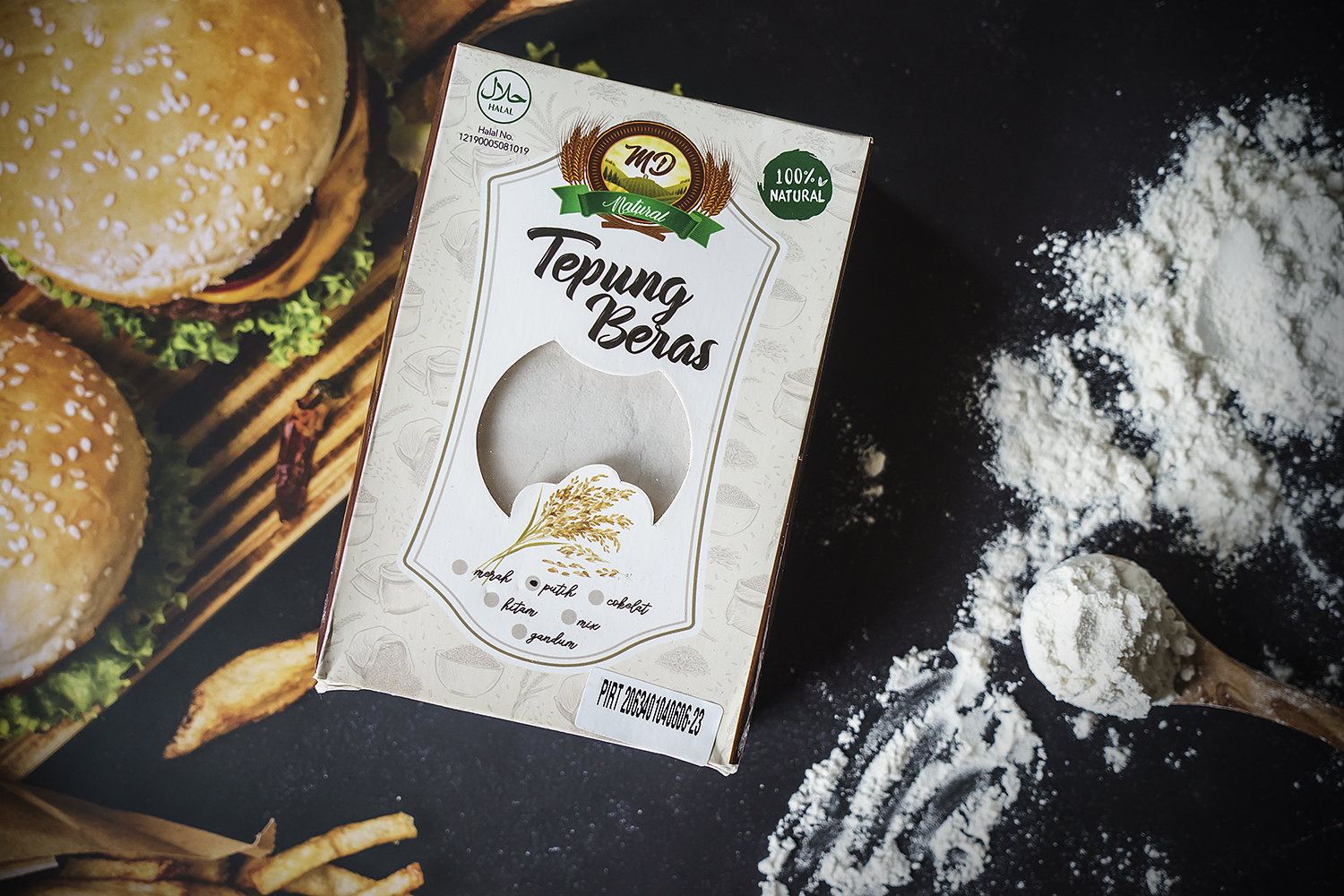 MD Tepung Beras Putih Organik 500 Gram